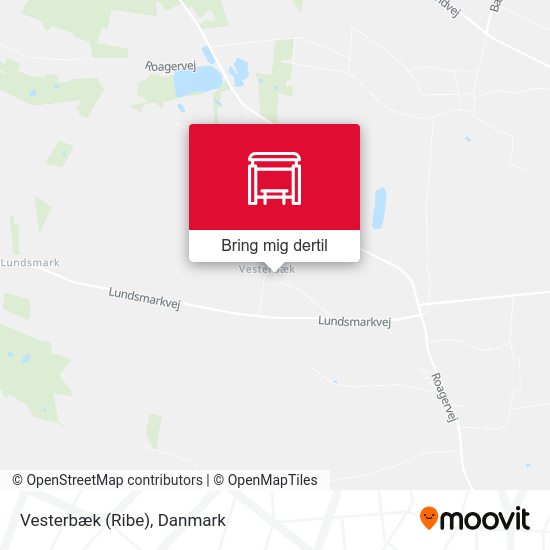 Vesterbæk (Ribe) kort