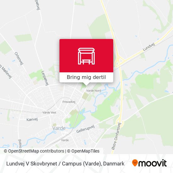 Lundvej V Skovbrynet / Campus (Varde) kort