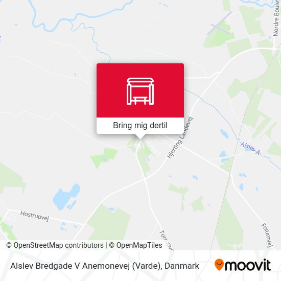 Alslev Bredgade V Anemonevej (Varde) kort