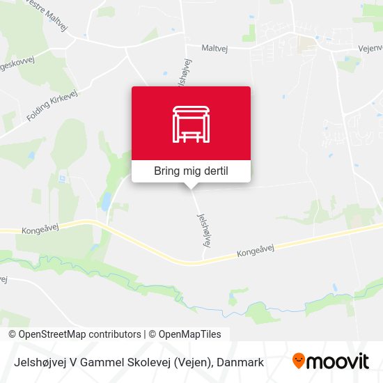 Jelshøjvej V Gammel Skolevej (Vejen) kort