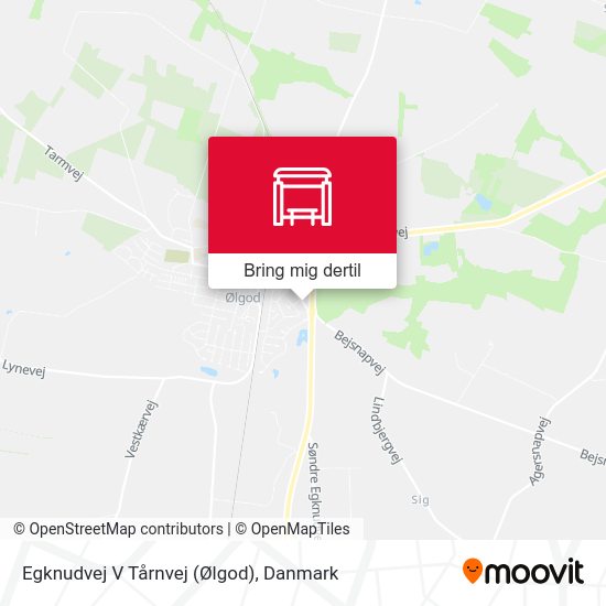 Egknudvej V Tårnvej (Ølgod) kort