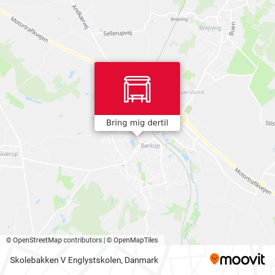 Skolebakken V Englystskolen kort