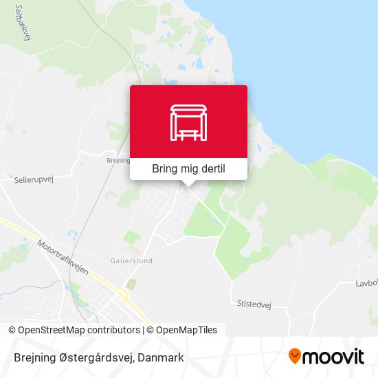 Brejning Østergårdsvej kort
