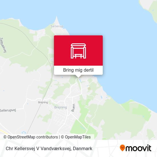 Chr Kellersvej V Vandværksvej kort