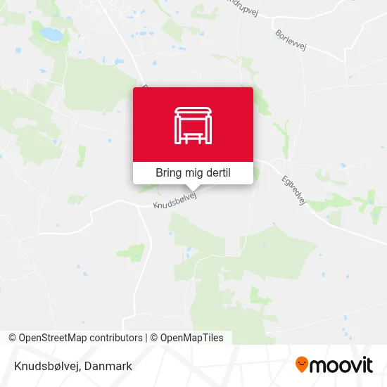 Knudsbølvej kort