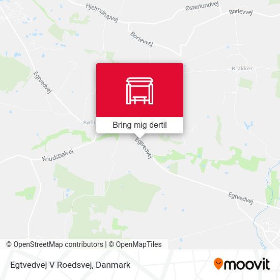 Egtvedvej V Roedsvej kort