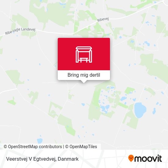 Veerstvej V Egtvedvej kort