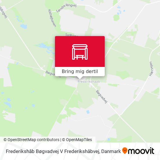 Frederikshåb Bøgvadvej V Frederikshåbvej kort