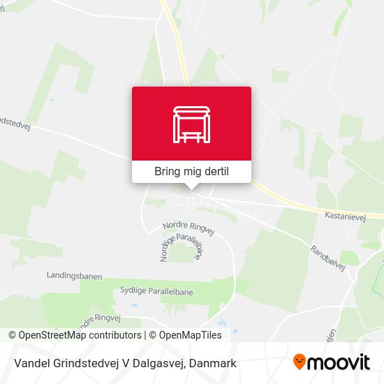 Vandel Grindstedvej V Dalgasvej kort