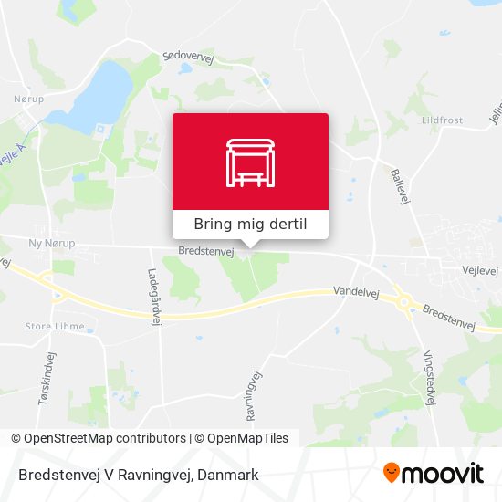 Bredstenvej V Ravningvej kort