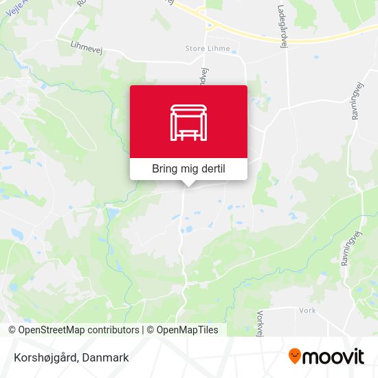 Korshøjgård kort
