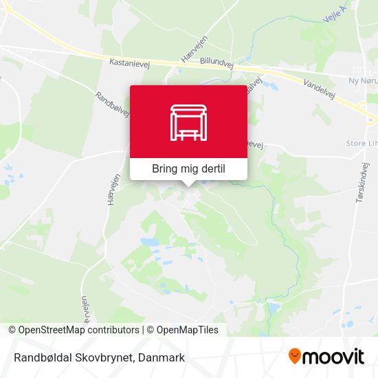 Randbøldal Skovbrynet kort