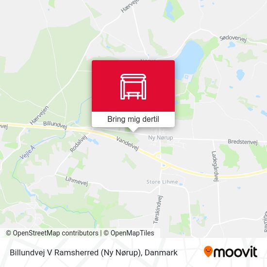 Billundvej V Ramsherred (Ny Nørup) kort