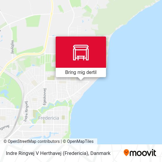 Indre Ringvej V Herthavej (Fredericia) kort