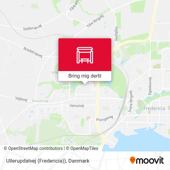 Ullerupdalvej (Fredericia)) kort