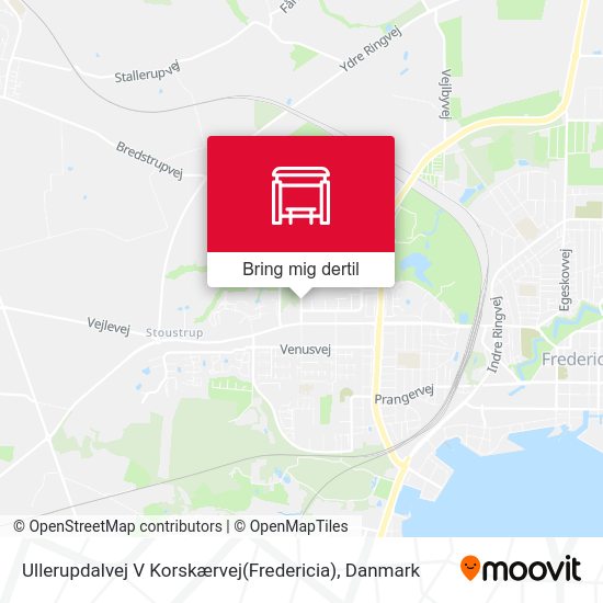 Ullerupdalvej V Korskærvej(Fredericia) kort