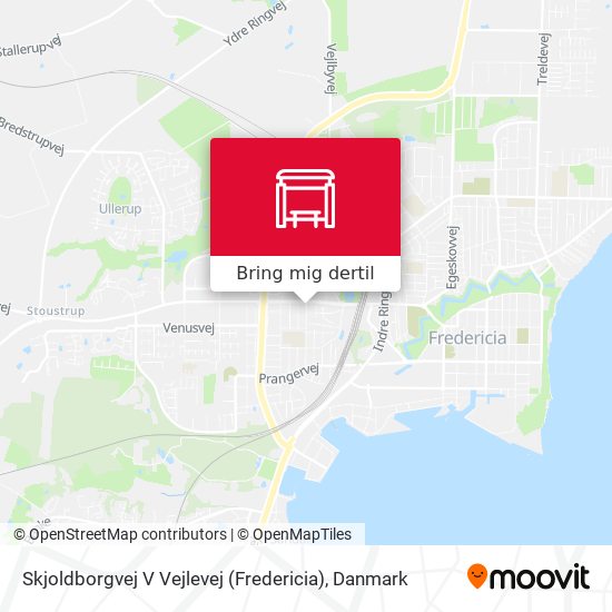 Skjoldborgvej V Vejlevej (Fredericia) kort