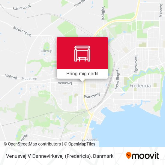 Venusvej V Dannevirkevej (Fredericia) kort