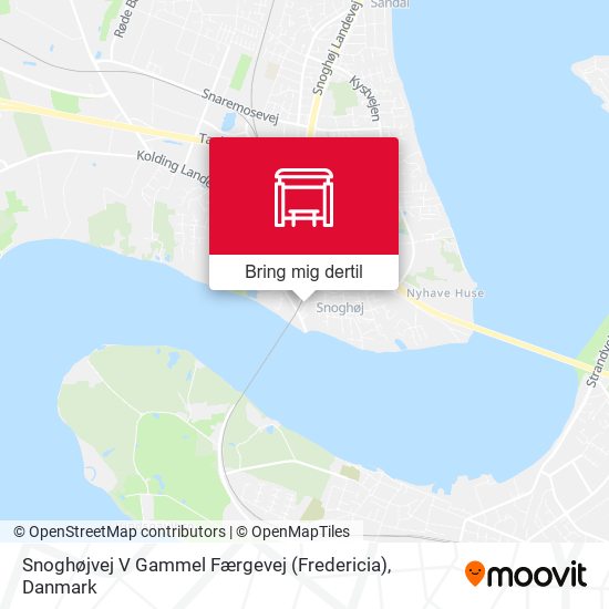 Snoghøjvej V Gammel Færgevej (Fredericia) kort