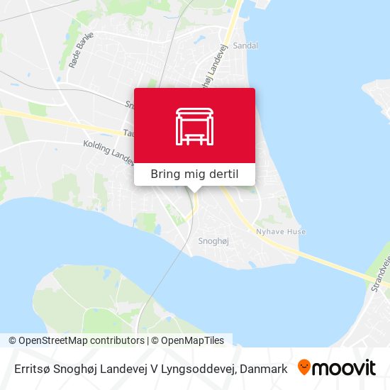 Erritsø Snoghøj Landevej V Lyngsoddevej kort