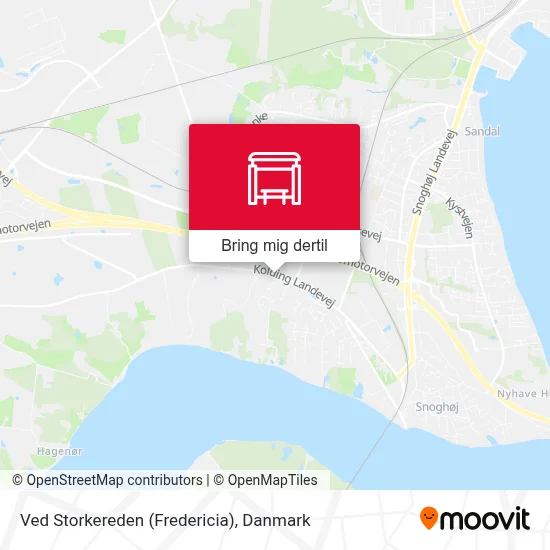 Ved Storkereden (Fredericia) kort