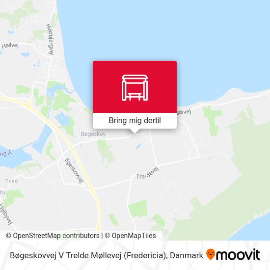 Bøgeskovvej V Trelde Møllevej (Fredericia) kort