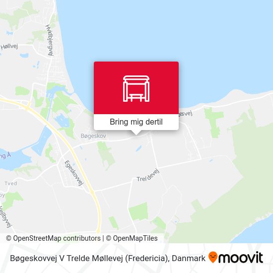 Bøgeskovvej V Trelde Møllevej (Fredericia) kort