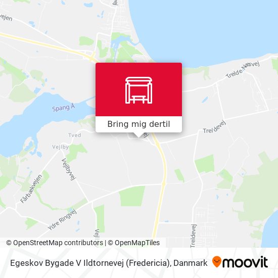 Egeskov Bygade V Ildtornevej (Fredericia) kort