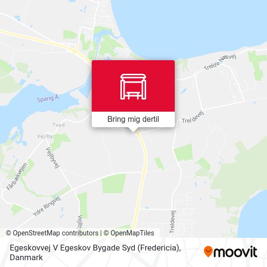Egeskovvej V Egeskov Bygade Syd (Fredericia) kort