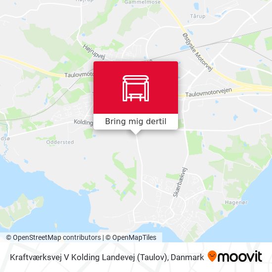 Kraftværksvej V Kolding Landevej (Taulov) kort