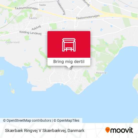 Skærbæk Ringvej V Skærbækvej kort