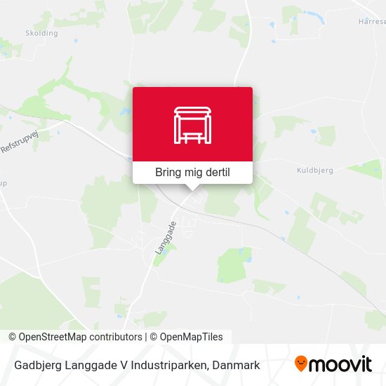 Gadbjerg Langgade V Industriparken kort