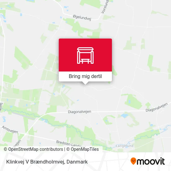 Klinkvej V Brændholmvej kort