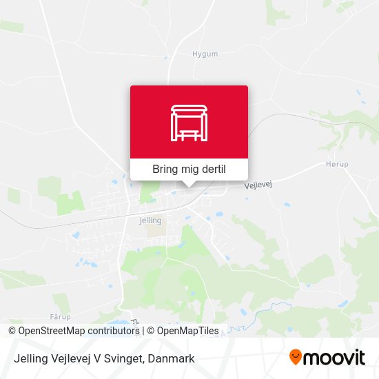 Jelling Vejlevej V Svinget kort