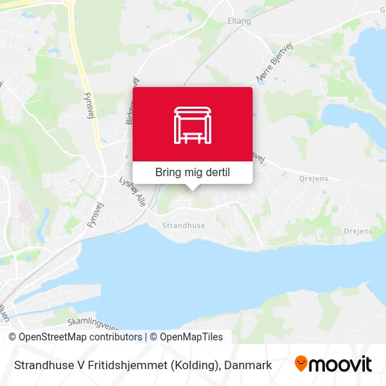 Strandhuse V Fritidshjemmet (Kolding) kort