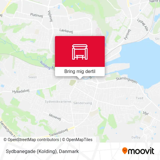 Sydbanegade (Kolding) kort