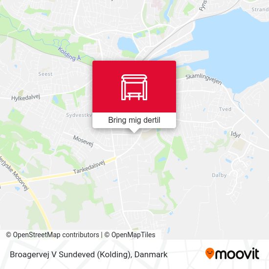 Broagervej V Sundeved (Kolding) kort