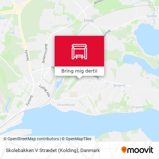 Skolebakken V Strædet (Kolding) kort