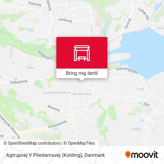Agtrupvej V Piledamsvej (Kolding) kort