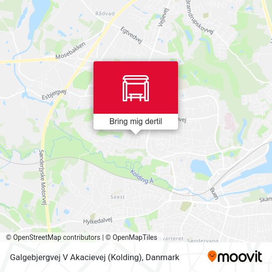 Galgebjergvej V Akacievej (Kolding) kort