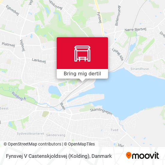 Fynsvej V Castenskjoldsvej (Kolding) kort