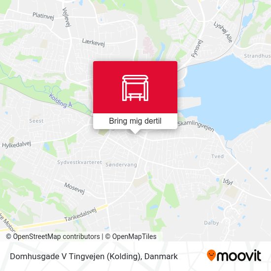Domhusgade V Tingvejen (Kolding) kort