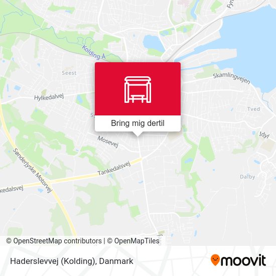 Haderslevvej (Kolding) kort