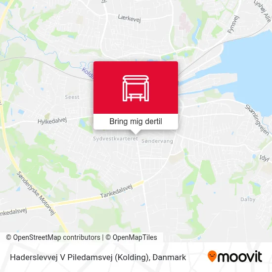 Haderslevvej V Piledamsvej (Kolding) kort