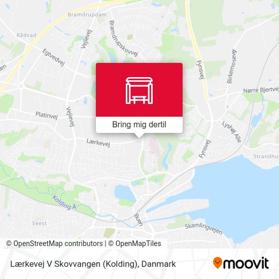 Lærkevej V Skovvangen (Kolding) kort