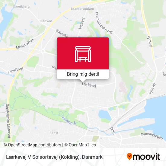 Lærkevej V Solsortevej (Kolding) kort