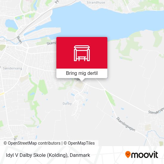 Idyl V Dalby Skole (Kolding) kort
