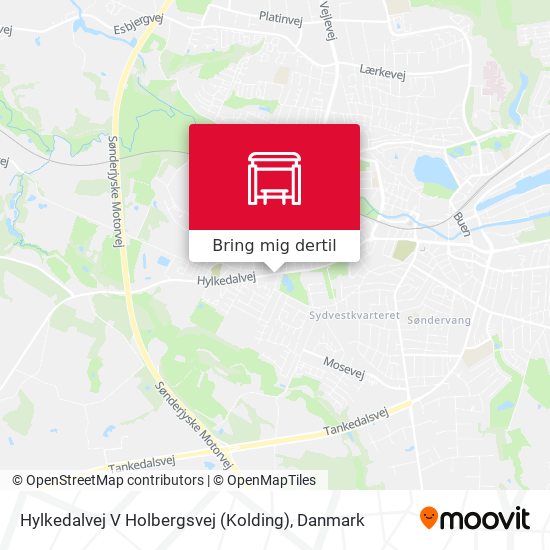 Hylkedalvej V Holbergsvej (Kolding) kort