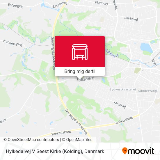Hylkedalvej V Seest Kirke (Kolding) kort