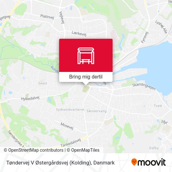 Tøndervej V Østergårdsvej (Kolding) kort